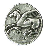 Ancient Coinage of Akarnania, Leukas AR Stater. 420-350 BC.
